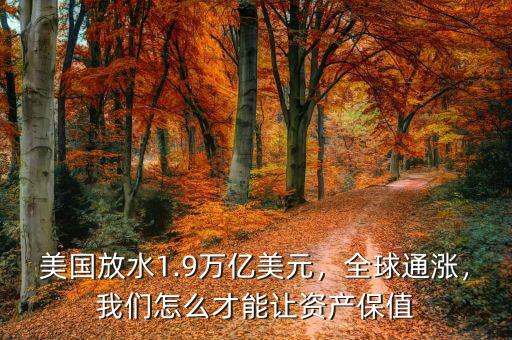 美國放水1.9萬億美元，全球通漲，我們怎么才能讓資產(chǎn)保值