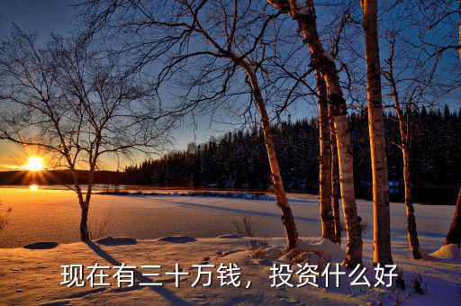 現(xiàn)在有三十萬錢，投資什么好