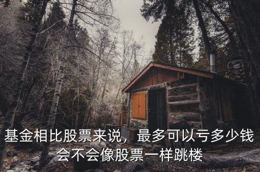 基金相比股票來說，最多可以虧多少錢會不會像股票一樣跳樓