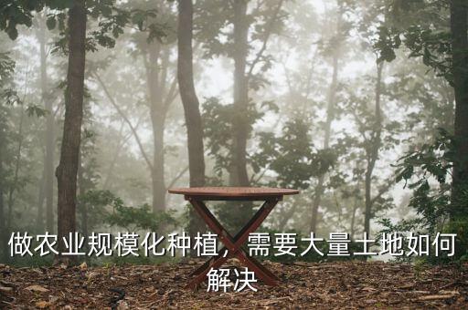 什么是土地規(guī)?；?jīng)營,規(guī)?；?jīng)營有哪些好處