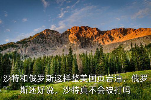 沙特和俄羅斯這樣整美國頁巖油，俄羅斯還好說，沙特真不會被打嗎