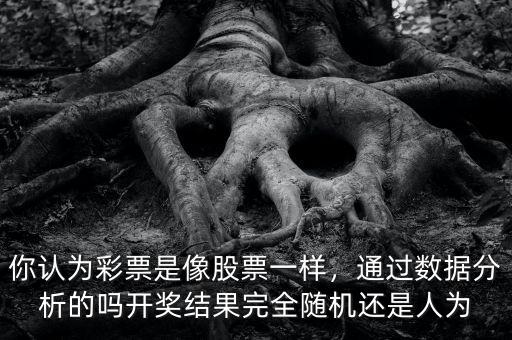 你認為彩票是像股票一樣，通過數(shù)據(jù)分析的嗎開獎結(jié)果完全隨機還是人為