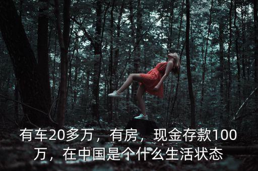 有車20多萬(wàn)，有房，現(xiàn)金存款100萬(wàn)，在中國(guó)是個(gè)什么生活狀態(tài)