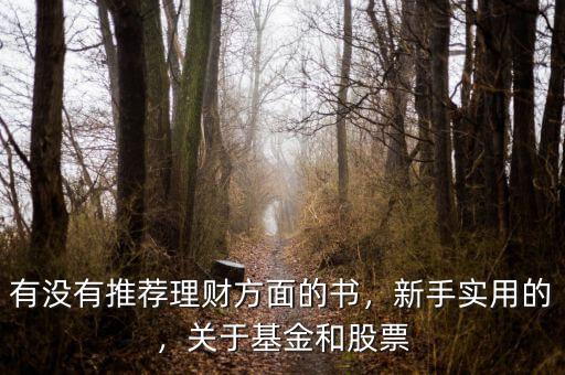 有沒有推薦理財(cái)方面的書，新手實(shí)用的，關(guān)于基金和股票