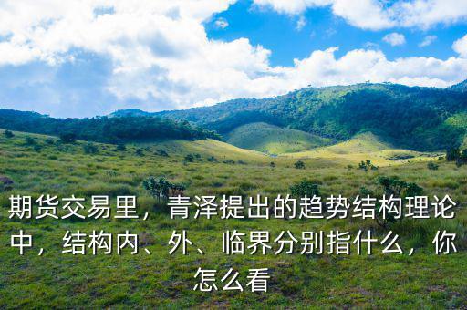 期貨交易里，青澤提出的趨勢結(jié)構(gòu)理論中，結(jié)構(gòu)內(nèi)、外、臨界分別指什么，你怎么看