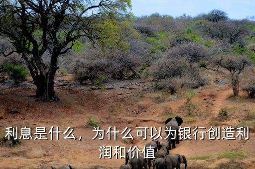 利息是什么，為什么可以為銀行創(chuàng)造利潤和價(jià)值