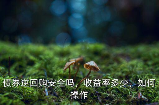 債券逆回購(gòu)安全嗎，收益率多少，如何操作