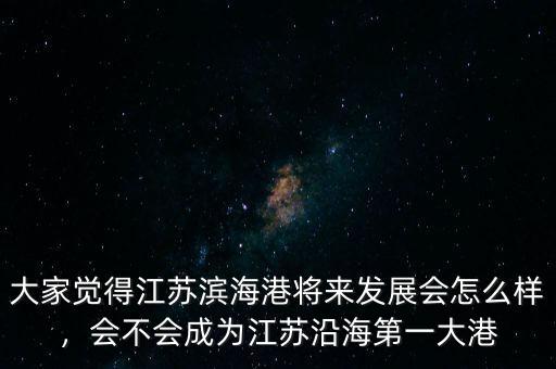 大家覺得江蘇濱海港將來發(fā)展會怎么樣，會不會成為江蘇沿海第一大港