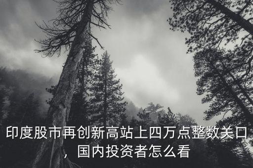 印度股市再創(chuàng)新高站上四萬點整數(shù)關口，國內投資者怎么看