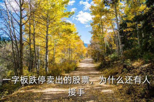 一字板跌停賣出的股票，為什么還有人接手