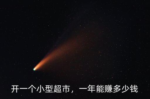 開一個(gè)小型超市，一年能賺多少錢