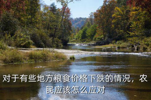 對(duì)于有些地方糧食價(jià)格下跌的情況，農(nóng)民應(yīng)該怎么應(yīng)對(duì)