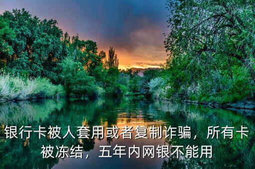 銀行卡被人套用或者復(fù)制詐騙，所有卡被凍結(jié)，五年內(nèi)網(wǎng)銀不能用