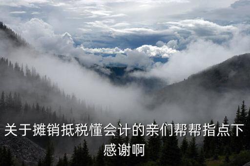為什么所得稅費(fèi)用進(jìn)行期內(nèi)分?jǐn)偅P(guān)于攤銷抵稅懂會計(jì)的親們幫幫指點(diǎn)下感謝啊