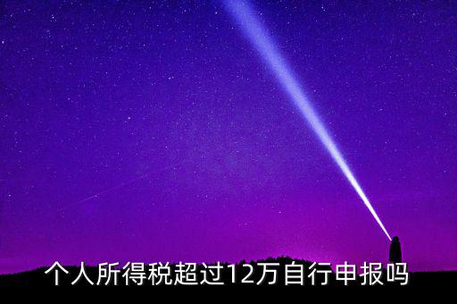 十二萬什么時候申報，年所得地12萬元以上的個人應在什么時候自行申報