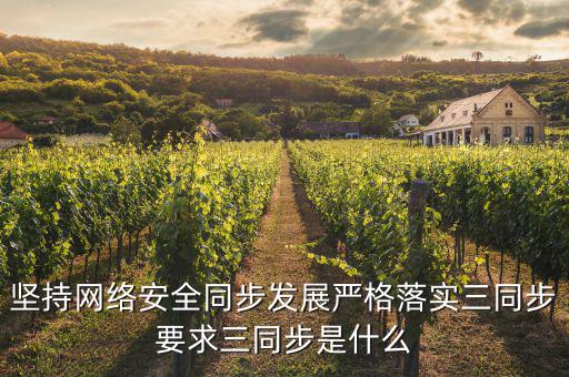 地稅局信息安全三同步是指什么，關(guān)鍵信息基礎(chǔ)設(shè)施三同步是指什么
