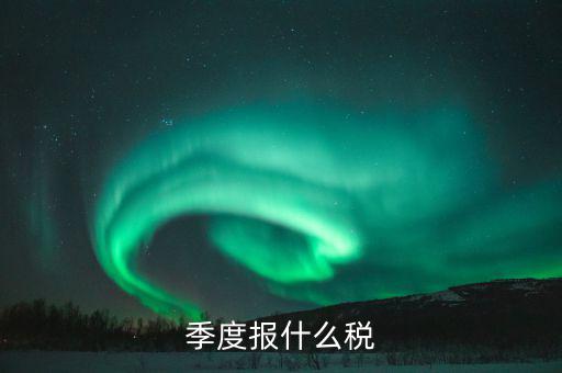 企業(yè)季度申報(bào)報(bào)什么，一般納稅人商業(yè)企業(yè)查賬征收月度季度分別要申報(bào)哪些稅種