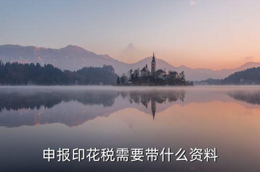 辦理印花稅退稅要帶什么資料，辦理退稅賬號(hào)銀行開戶印鑒卡需要提交什么資料急急急
