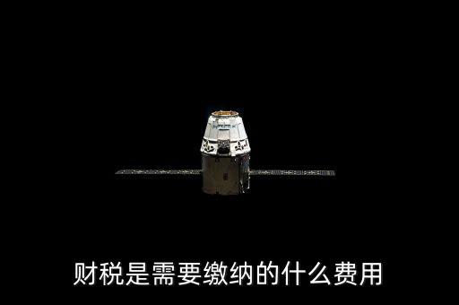 財(cái)稅費(fèi)是什么，財(cái)稅是需要繳納的什么費(fèi)用