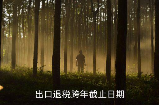 出口退免稅認(rèn)定日期是什么時候，出口退稅跨年截止日期