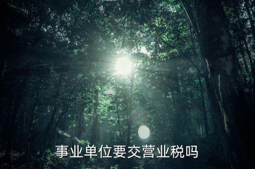 事業(yè)單位報的是什么稅，事業(yè)單位要申報哪些稅