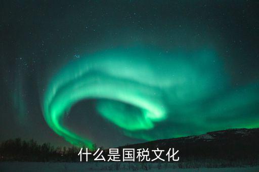 什么是文化國(guó)稅，什么是國(guó)稅文化