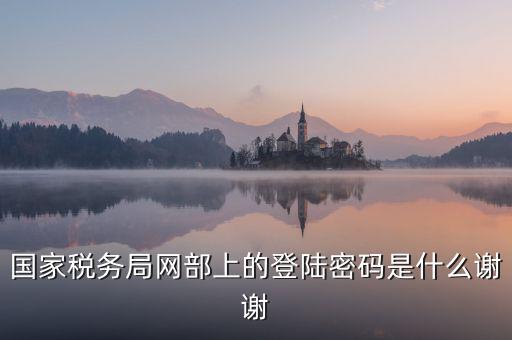 山東國(guó)稅證書登錄密碼是什么，國(guó)家稅務(wù)局網(wǎng)部上的登陸密碼是什么謝謝