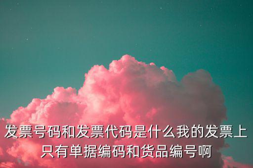發(fā)票號指的是什么，發(fā)票號碼是指哪個號碼