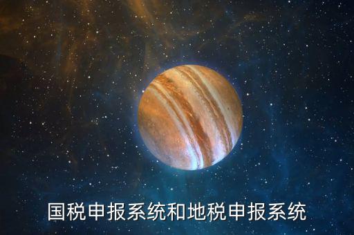 廣東珠海市國(guó)稅申報(bào)系統(tǒng)是什么，國(guó)稅申報(bào)系統(tǒng)和地稅申報(bào)系統(tǒng)