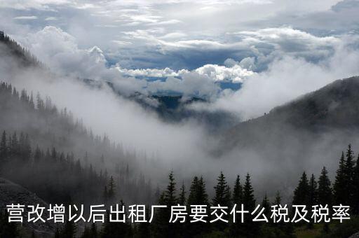 出租廠房要交什么稅，從事租賃行業(yè)的出租廠房 辦公樓取得的租金收入一般要交哪些稅