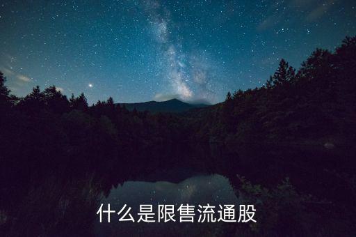 什么是流通限售股，什么是限售流通股它對股市有什么影響謝謝