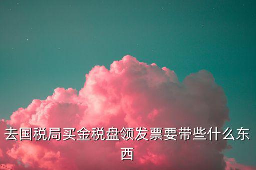 領(lǐng)金稅盤(pán)需要什么資料，新企業(yè)辦理金稅盤(pán)需要帶什么資料