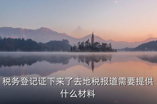 國地稅報道需要什么，地稅報道需要什么材料2016最新的