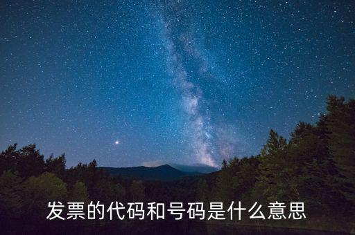 發(fā)票信息代碼是什么，發(fā)票紙質(zhì)代碼是什么意識