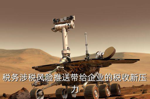 什么是稅務(wù)風(fēng)險(xiǎn)推送，什么就稅物風(fēng)險(xiǎn)