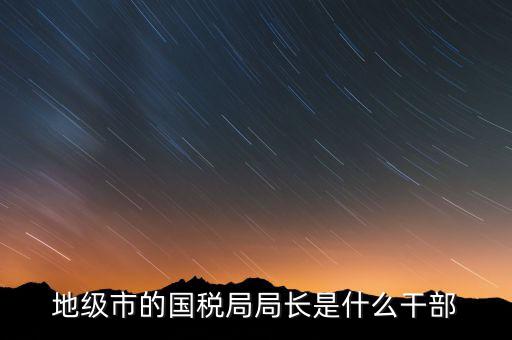 國(guó)稅總局是什么級(jí)別，國(guó)家稅務(wù)總局是正部級(jí)