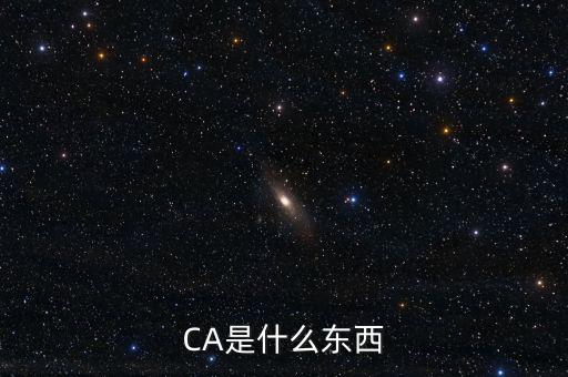 ca中心是什么，CA是什么東西