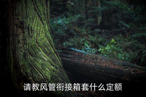 通信工程制作鐵皮箱套什么定額，請(qǐng)教風(fēng)管銜接箱套什么定額