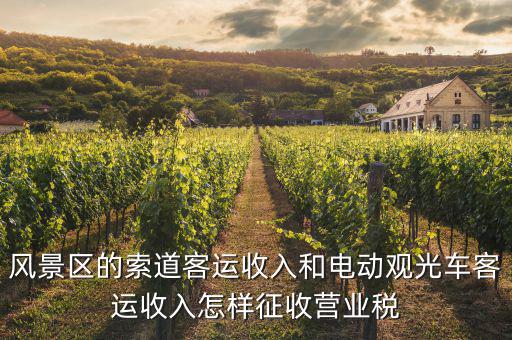 索道按什么收增值稅，風(fēng)景區(qū)的索道客運(yùn)收入和電動(dòng)觀光車客運(yùn)收入怎樣征收營(yíng)業(yè)稅