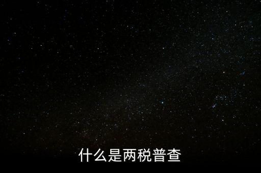 兩稅清查是什么意思，房子的兩稅是什么
