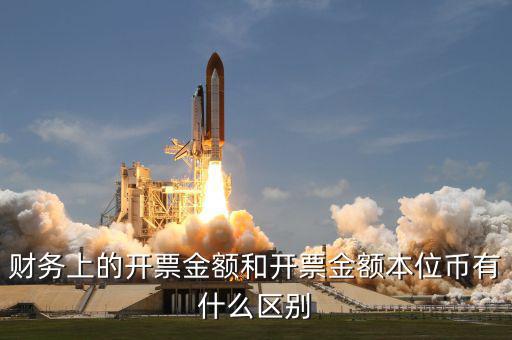 開票金額是什么，發(fā)票額是什么