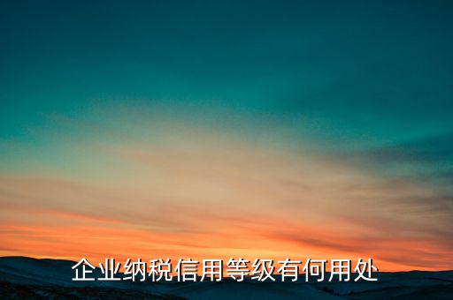 稅務(wù)信用評(píng)級(jí)什么用，納稅信用等級(jí)評(píng)定為n級(jí) 是什么意思