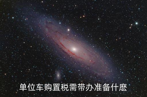 單位車輛購(gòu)置稅需要什么材料，新車?yán)U納購(gòu)置稅需要帶什么