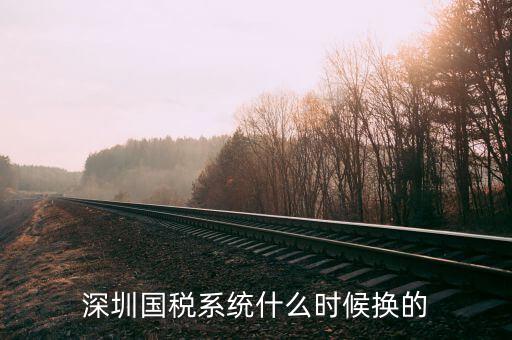 深圳實名辦稅到什么時候止，深圳國稅系統(tǒng)什么時候換的