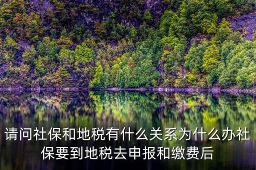 為什么醫(yī)保由地稅收，社保為什么要地稅代扣