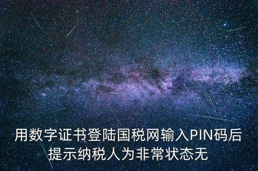 國(guó)稅pin碼是什么，機(jī)構(gòu)代碼的ca證書(shū)的PIN碼是什么我用CA證書(shū)登陸國(guó)稅時(shí)提示詳細(xì)