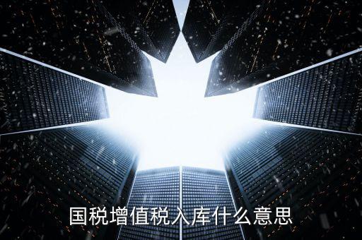 國(guó)稅官網(wǎng)的稅庫(kù)銀是什么意思，國(guó)稅增值稅入庫(kù)什么意思