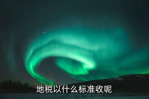 地稅交稅什么標準，地稅以什么標準收呢