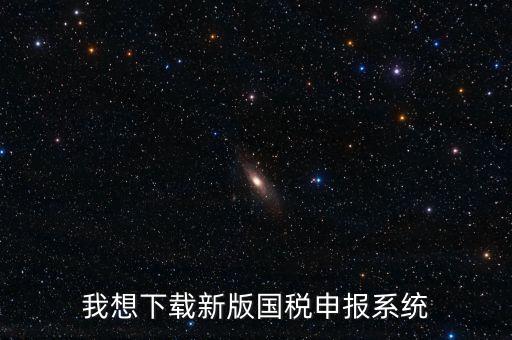 新疆國稅報(bào)稅什么系統(tǒng)下載，我想下載新版國稅申報(bào)系統(tǒng)