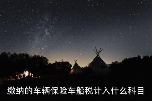 繳納車船稅后會給什么憑據(jù)，繳納的車輛保險車船稅計入什么科目